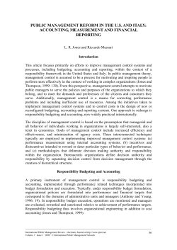 public management reform in the us and italy: accounting