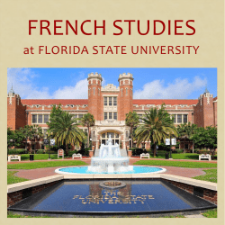 Program Brochure - Department of Modern Languages and Linguistics