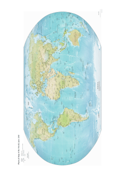 Ph y sical Map of the W orld, June 2 0 1 0