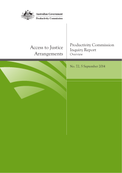 Access to Justice Arrangements