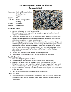 Silver On Black By Jackson Pollock