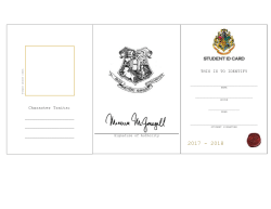 THIS IS TO IDENTIFY Character Traits