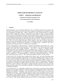 SODIUM DICHLOROISOCYANURATE