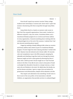 First Draft - W.W. Norton