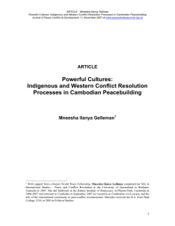 Powerful Cultures: Indigenous and Western Conflict