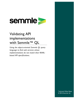 Semmle QL white paper