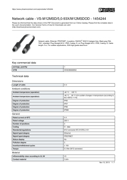 Network cable - VS-M12MSD/5,0-93X/M12MSDOD