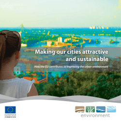 Making our cities attractive and sustainable