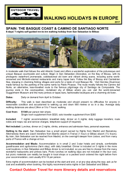 Basque Coast - San Sebastian to Bilbao SELF