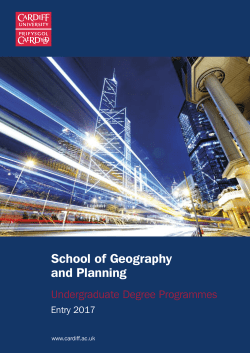Geography and Planning