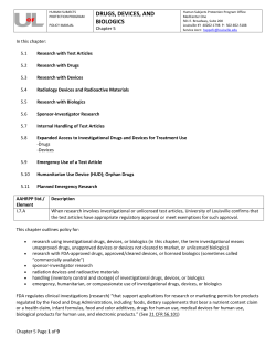 drugs, devices, and biologics