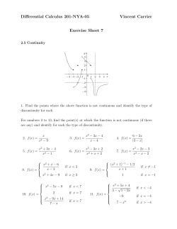 Exercise Sheet 7
