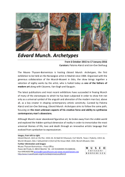 Edvard Munch. Archetypes