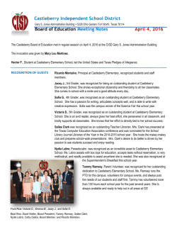 Castleberry Independent School District Board of