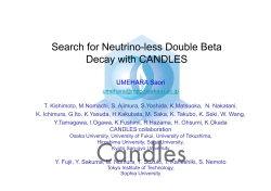 Search for Neutrino-less Double Beta Decay with CANDLES