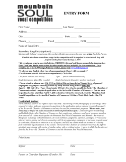 entry form - bloomin bbq and bluegrass sevierville