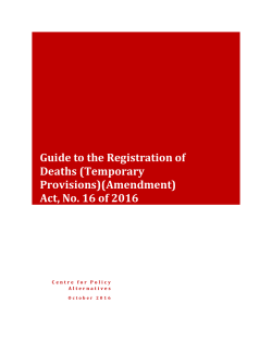 Amendment - Centre for Policy Alternatives