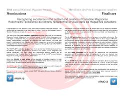 Here - National Magazine Awards