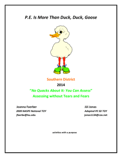 No Quacks About It: You Can Assess!