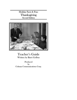 Thanksgiving, 2nd Edition - Colman Communications Corporation