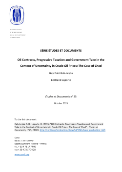 Oil Contracts, Progressive Taxation and Government Take in