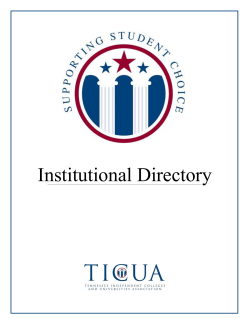 Institutional Directory