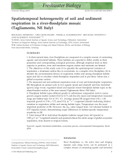 Spatiotemporal heterogeneity of soil and sediment