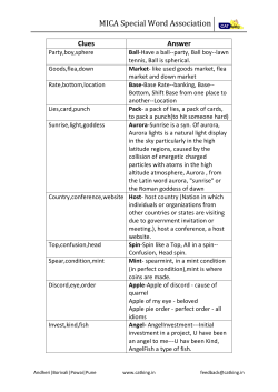 MICA Special Word Association
