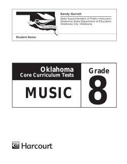 Grade 8 OK Core Curriculum Test Assessment