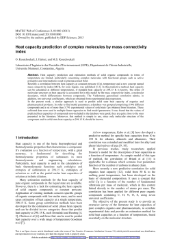 Heat capacity prediction of complex molecules by mass connectivity
