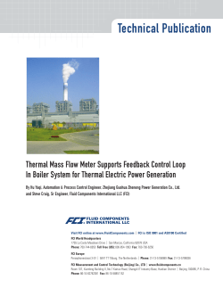 Boiler System Air Feed Control in Thermal Electric Power Generation