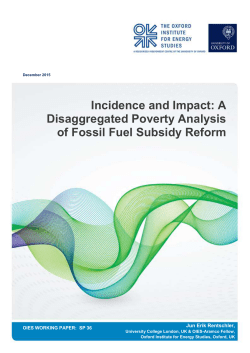 Incidence and Impact: A Disaggregated Poverty Analysis of Fossil
