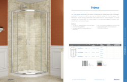 DreamLine Showers : DreamLine Prime Shower Enclosure