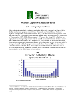 State Policies for Senior Drivers