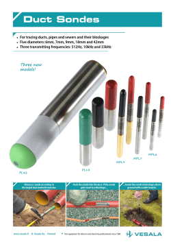 Duct Sondes - Messkom Vertriebs GmbH