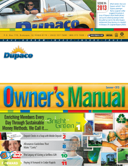 Enriching Members Every Day Through Sustainable Money