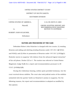 United States v. Hulscher , 4:16-cr-40070-01-KES