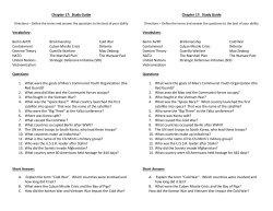 Chapter 17: Study Guide Vocabulary: Berlin Airlift Brinkmanship