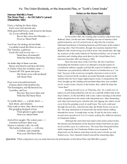 2: The Union Blockade, or the Anaconda Plan, or “Scott`s Great Snake”