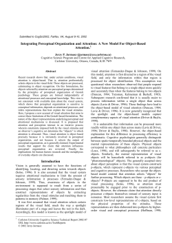 Integrating Perceptual Organization and Attention