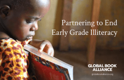 Partnering to End Early Grade Illiteracy
