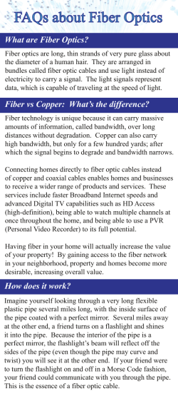 FAQs About Fiber Optics