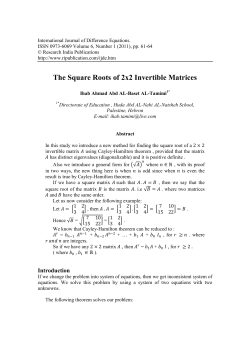 The Square Roots of 2x2 Invertible Matrices
