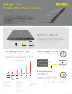 GoPower&trade; USB-C Portable Battery for USB-C MacBook