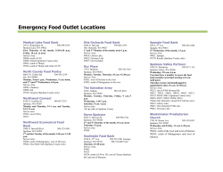 Emergency Food Outlet Locations