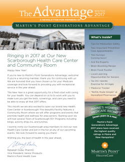 The Advantage Newsletter Winter 2017