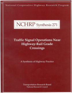 Traffic Signal Operations Near Highway