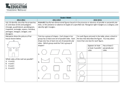 Grade 4 Math - Louisiana Believes