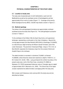 CHAPTER 2 PHYSICAL CHARACTERISTICS OF THE STUDY