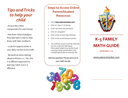 Tips and Tricks to help your child K